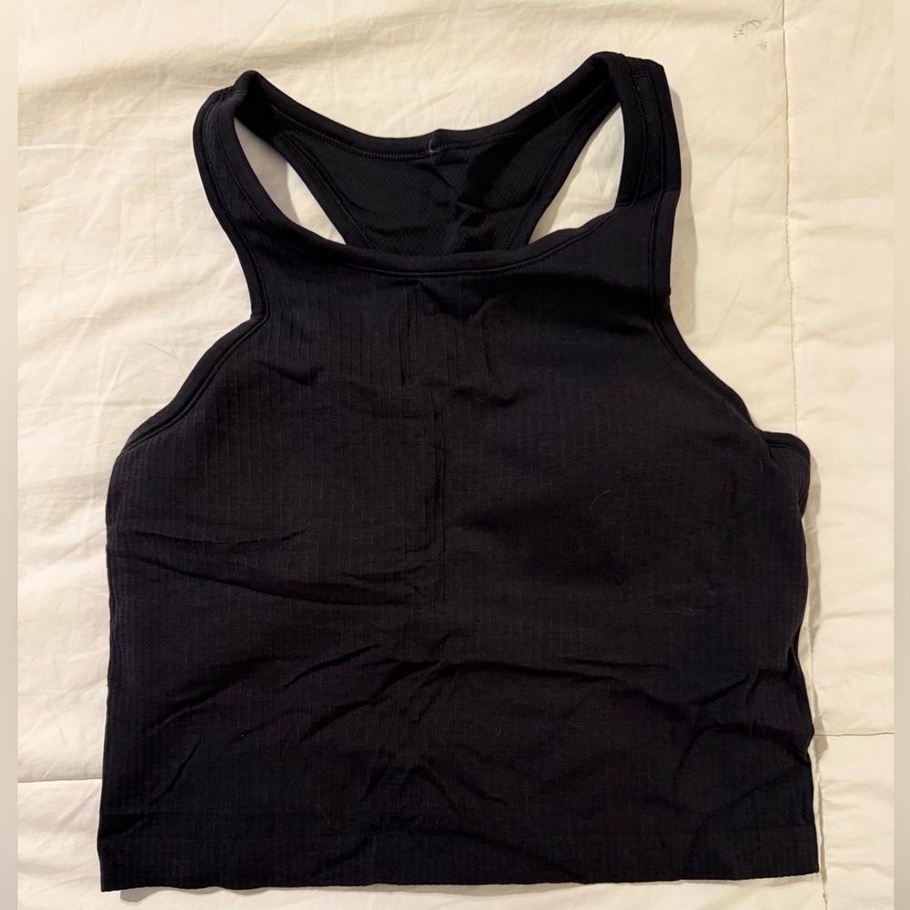 Lululemon Athletica Black Racerback Tank Top